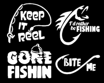 Fishing Decals 4 pack