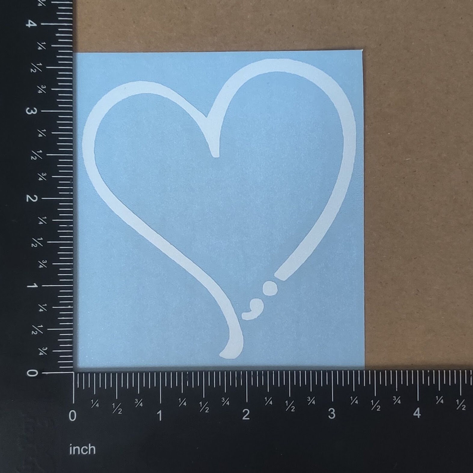 Semicolon Decal 4 Pack - Etsy