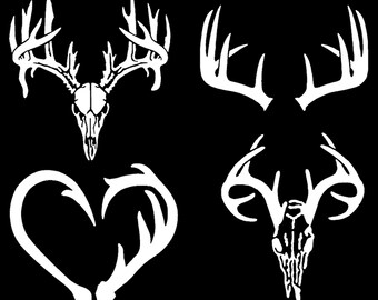 Antler Decals 4-Pack