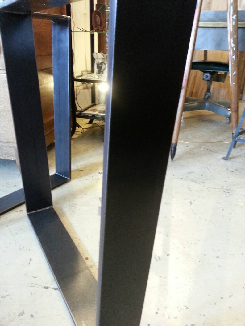 Steel dining table legs/base image 4