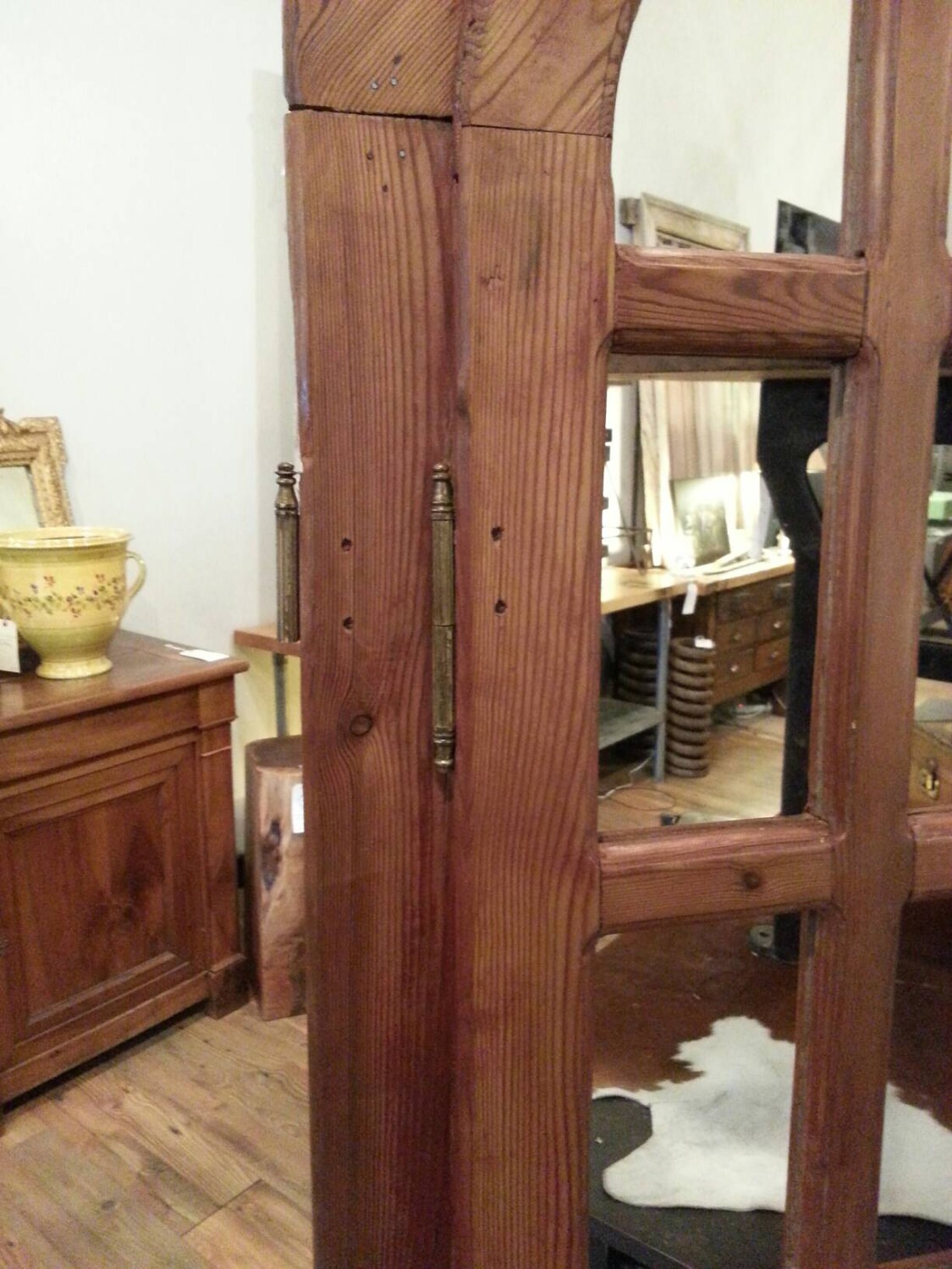 Antique Arch Top Pine Window Frame. - Etsy