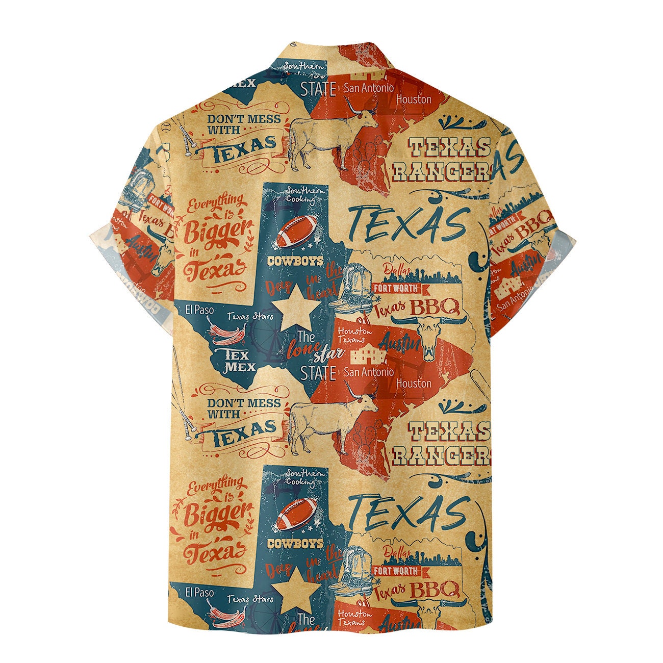 Texas Hawaiian Shirt For Men Women, Proud Texas Shirt For Men, Texas Mens Casual Shirt Button Down Short Sleeves