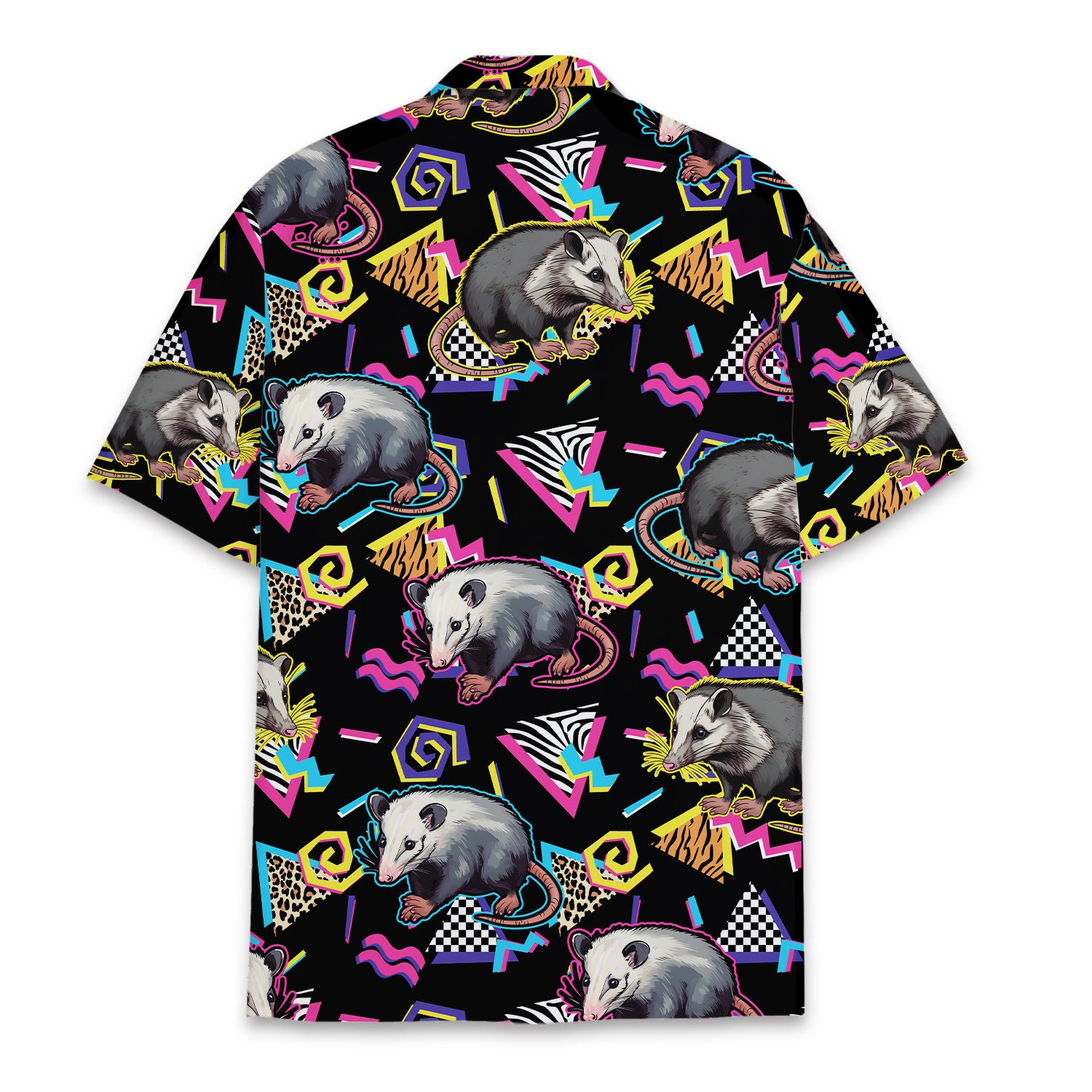 Retro Opossum Hawaiian Shirt For Men Women