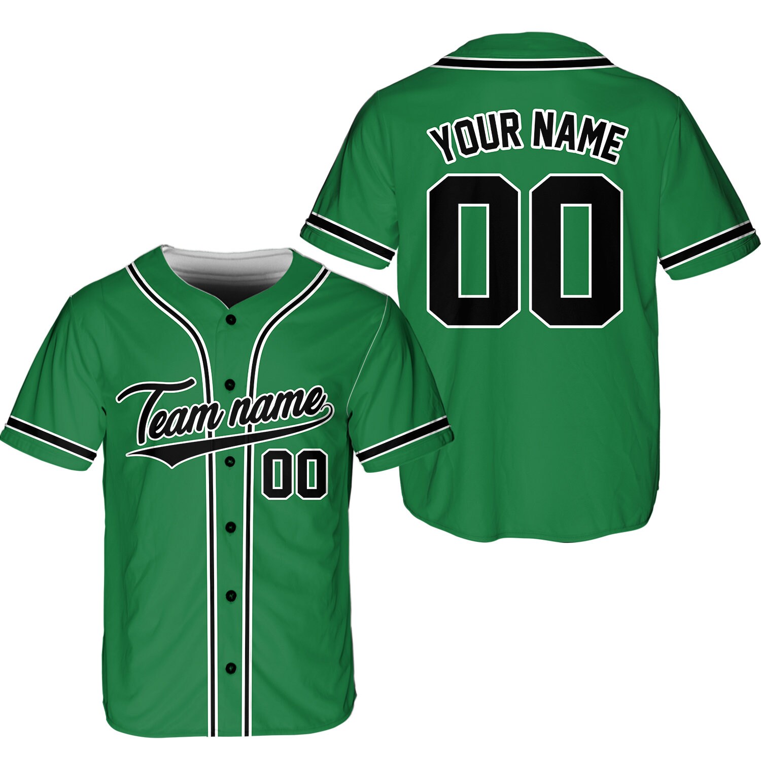 Custom Team Name and Number Baseball Jersey Personalized Etsy