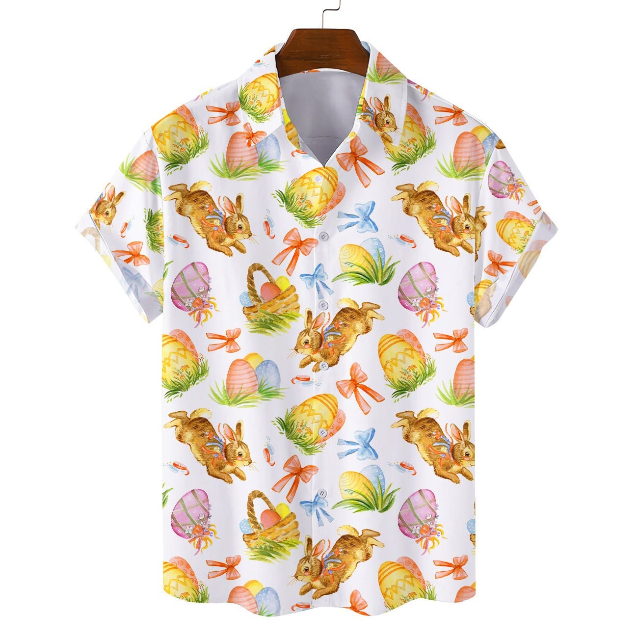 men's easter button up shirts