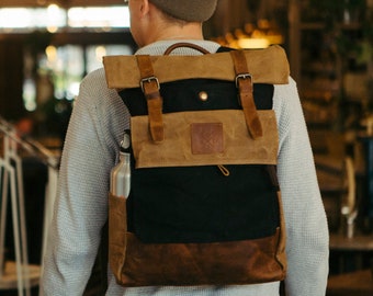 etsy canvas backpack