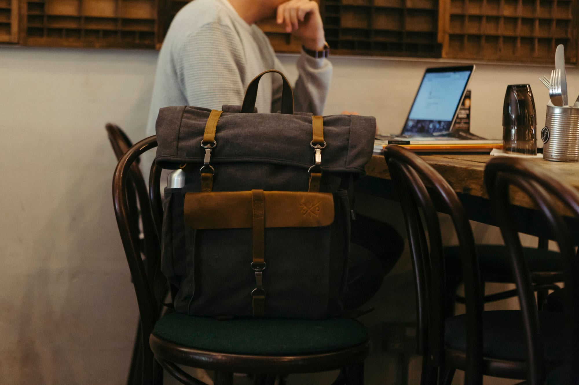 Uo hot sale canvas backpack