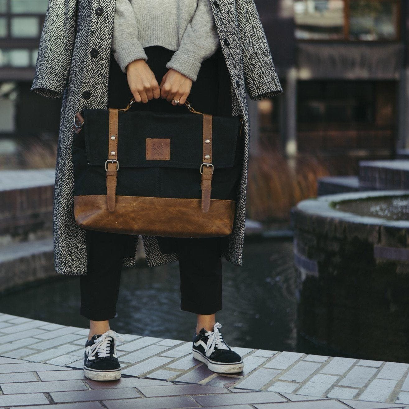 Canvas Messenger Bag Custom Messenger Bag Men & Women's Messenger