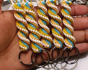 Handmade "Short Corkscrew" Keychain Design