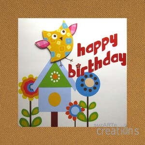 Alles Gute zum Geburtstag-Helle und fröhliche Geburtstagskarte