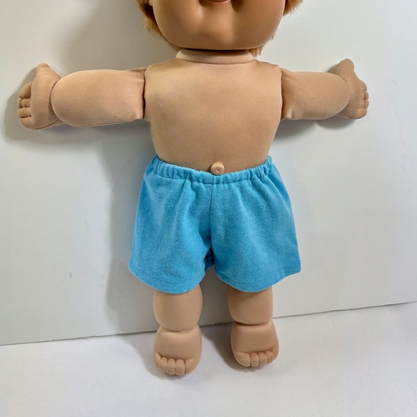 16" Cabbage Patch "GRAY, Purple, GREEN, White, BLACK, Blue" Shorts, Cabbage Patch Doll Clothes, 16 inch Boy & Girl Cabbage Patch Kid Clothes