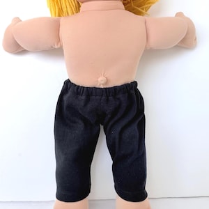 16" Boy & Girl Cabbage Patch Pants "Teal, Black or White" CPK Doll Pant, Cabbage Patch Kid Doll Clothes, Cabbage Patch Doll Accessory