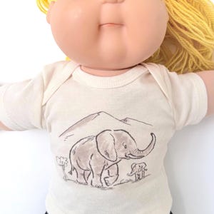 16" Girl & Boy Cabbage Patch "Turtles; Mama w/Baby Elephant; Colorful Circles" Top, Cabbage Patch Doll Clothes, Cabbage Patch Doll Accessory