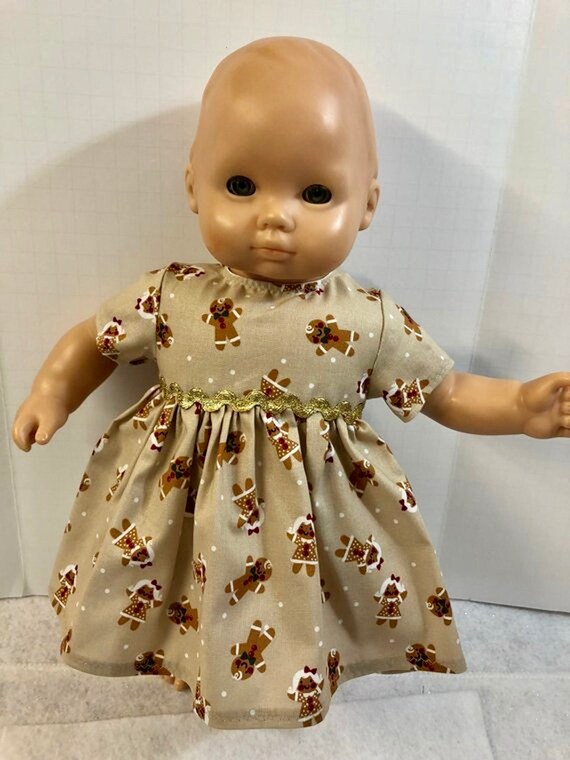 bitty baby christmas dress