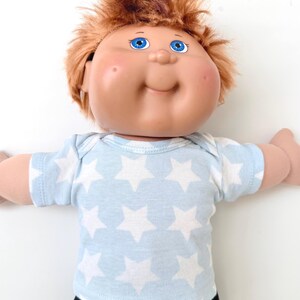 16" Cabbage Patch Doll "White or Rainbow Stars; Triceratops; Dinosaur Land" Top, Girl & Boy Mix and Match CPK Doll Clothes, Doll Accessory