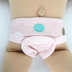 Underwear for 16" Cabbage Patch "Black w/Hearts, Pink w/Dots or Stripes" Doll Diaper, CPK Doll Underwear, Boy & Girl Cabbage Patch Accessory