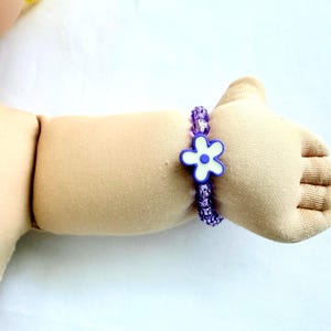 16" Cabbage Patch Bracelets "Pearl, Cross, Flowers, Stars, Wood Bead" Doll Bracelets, Girl & Boy Cabbage Patch Doll Accessory, CPK Bracelets