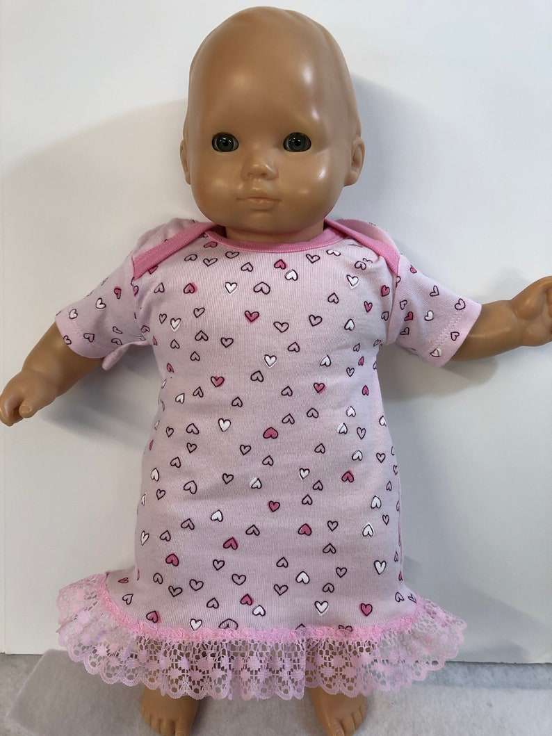 2 PAIRS White Socks w Lace for American Girl 18/" Bitty 15/" Doll Clothes Preemie