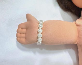 16" Cabbage Patch Bracelets "Pearl, Cross, Flowers, Stars, Wood Bead" Doll Bracelets, Girl & Boy Cabbage Patch Doll Accessory, CPK Bracelets