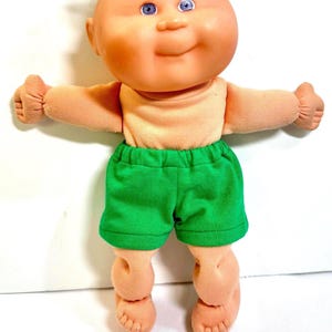 Boy & Girl 12" CPK Doll Short "Red, Blue, Navy, Gray, Green, Black" Doll Shorts, Cabbage Patch Doll Shorts, CPK Newborn Doll Accessory