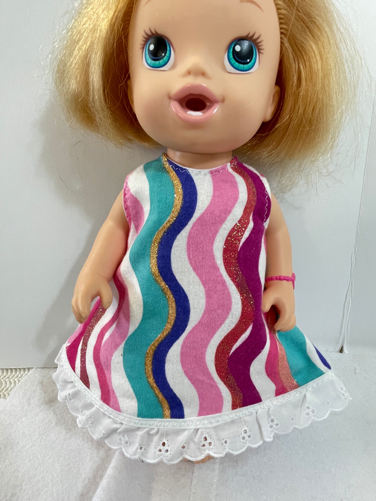 BABY ALIVE Clothes Sparkling RAINBOW Stripes Etsy