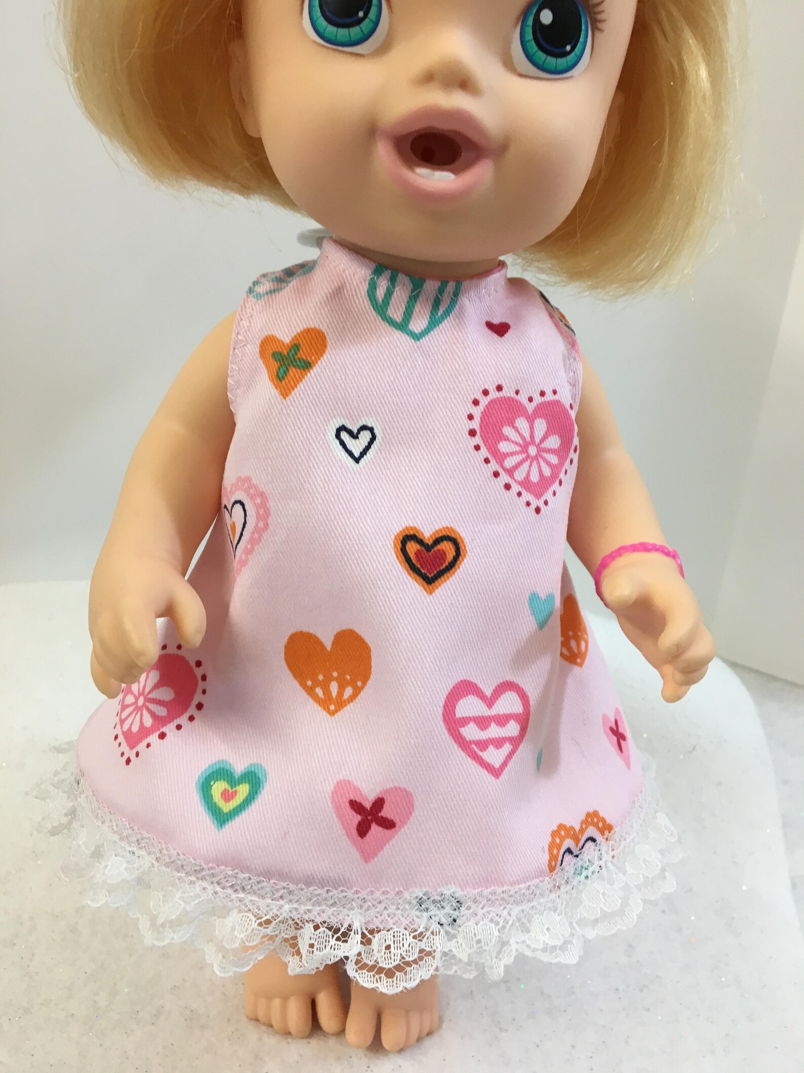 Baby Alive Clothes SWEET HEARTS Pink Dress with Etsy