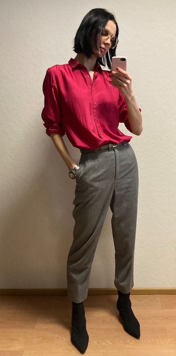 Lilac Silk Blouse (XS) main image 1