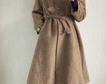 1980s Jacob Crowley Coat, Vintage Mohair Wool Blend Coat - Etsy