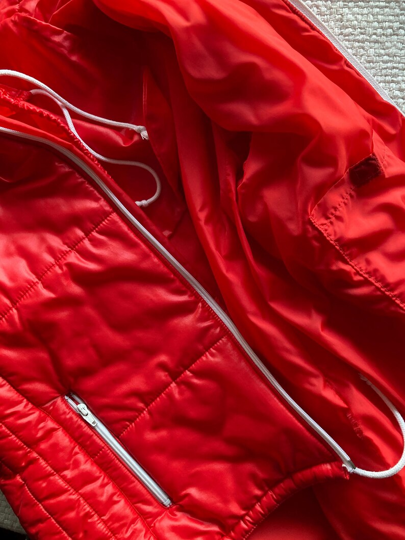 Vintage Red Puffer Jacket