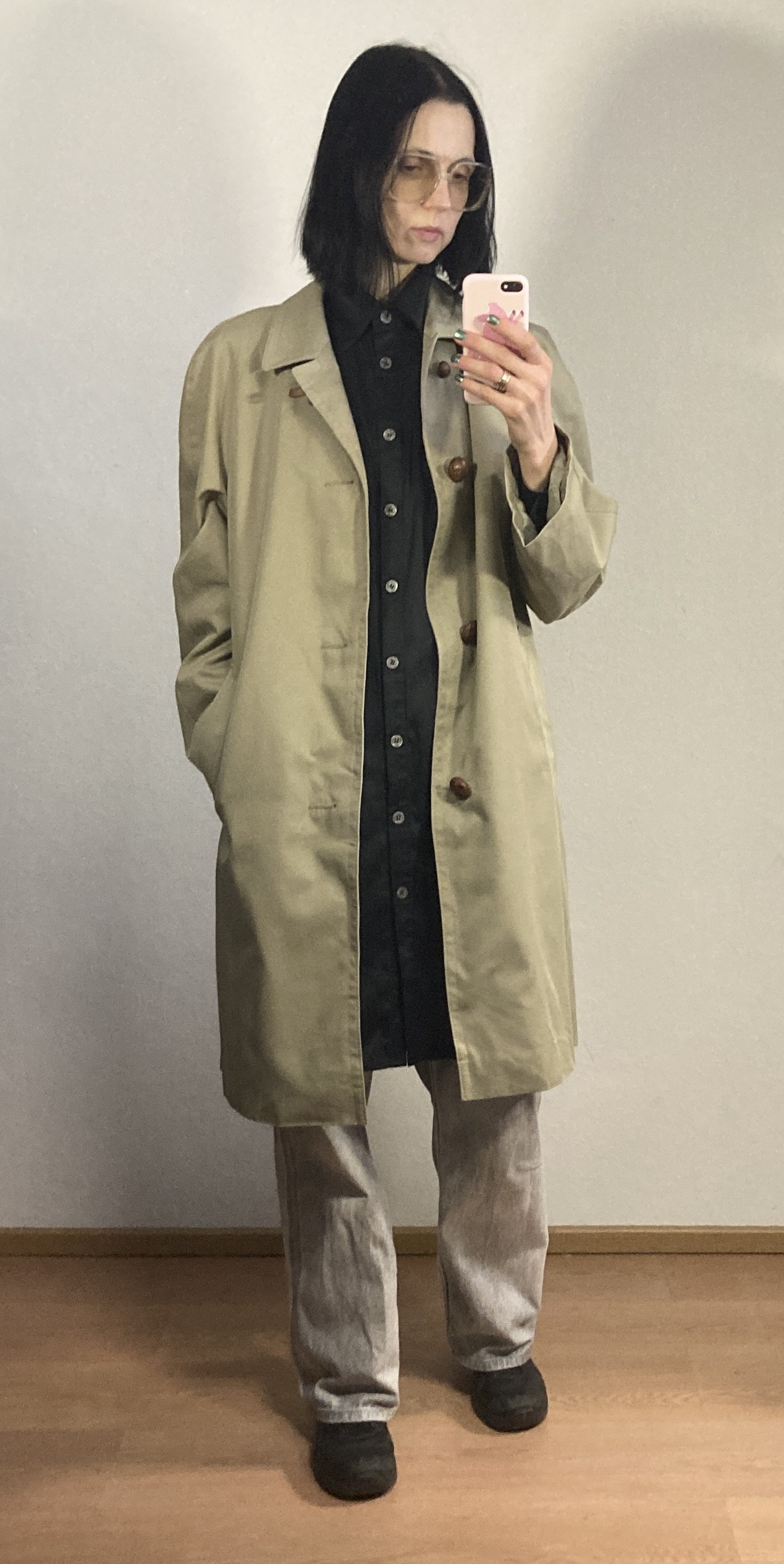 Vintage Eres Trenchcoat 1980s in Camel Colour - Etsy