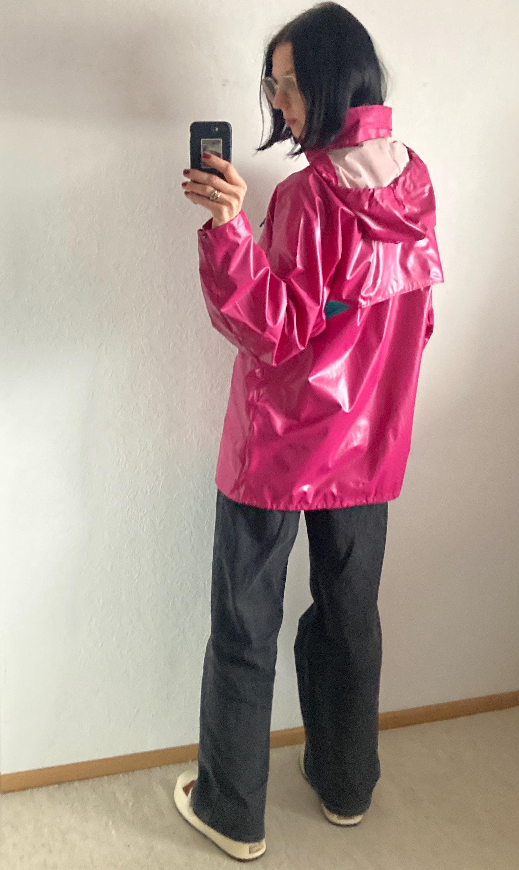 Vintage Helly Hansen Rain Jacket: 90s Color Block Athletic Coat