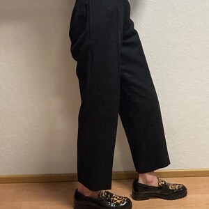 Vintage Black Suit Trousers 80s size S