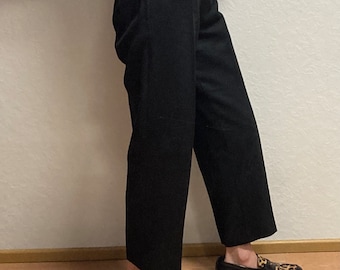 Vintage Black Suit Trousers 80s size S