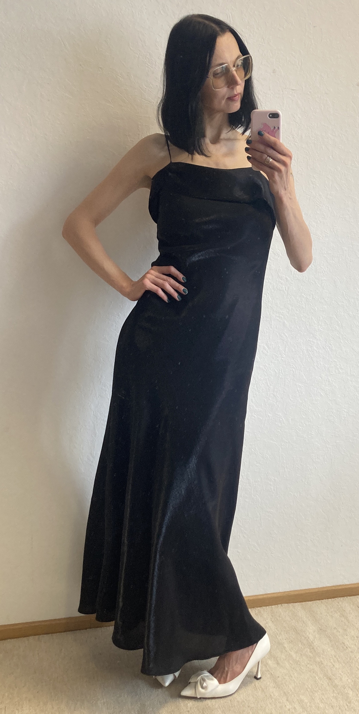 formal 90s dresses EMBELLISHED JERSEY GOWN PLUS SIZE – Dave & Johnny main image 1