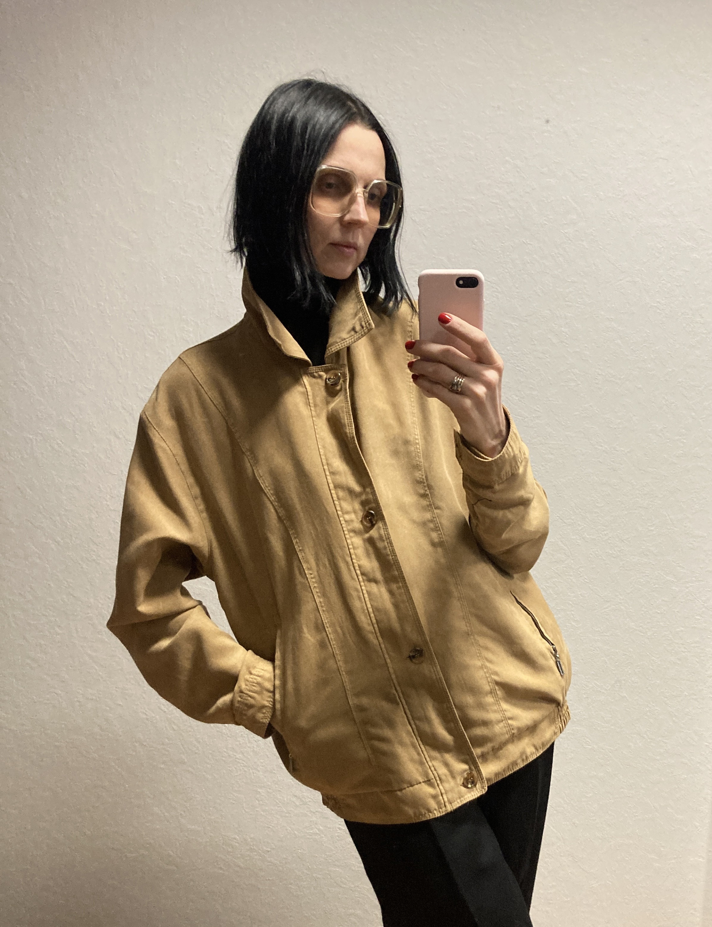 Vintage Windbreaker Bomber Jacket 80s Torelli Menswear in Camel - Etsy