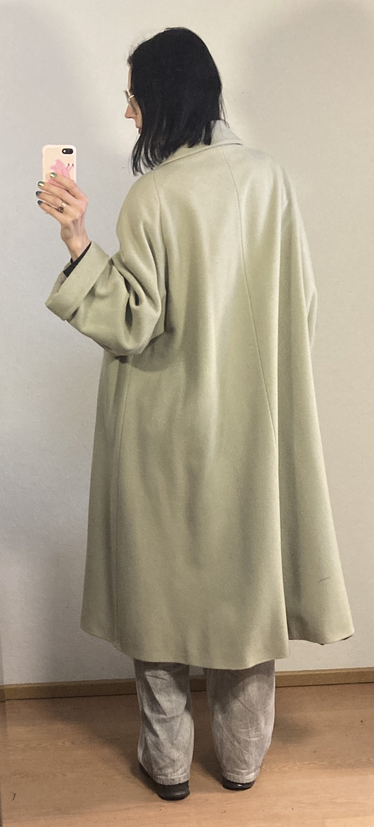 Long Angora Wool Vintage Coat - Etsy