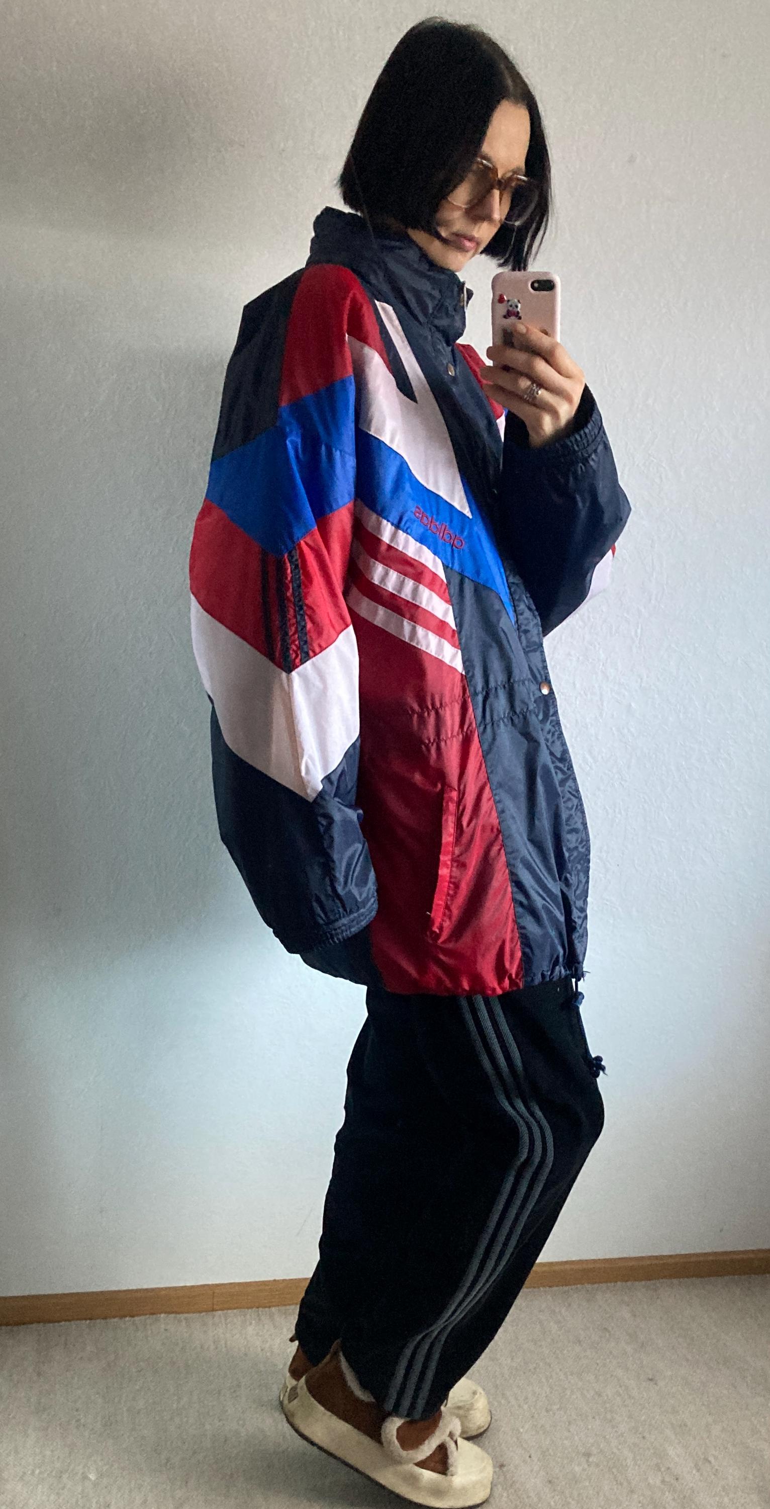 Vintage 1980s/1990s Adidas Padded Jacket (size M/L) - Etsy