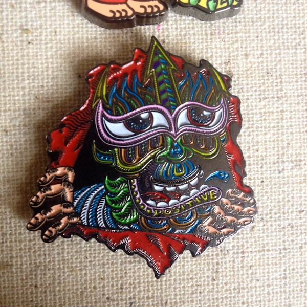 Positive Ripper Hat Pin