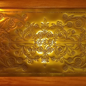 Punched tin Brass Wall Decor