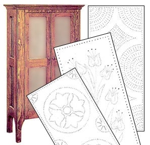 Punched tin cabinet - pie safe plans -K2B-BT
