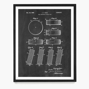 Hockey Puck Patent, Hockey Art Print, Hockey Puck, Hockey Patent, Hockey Art, Hockey Decor, Hockey Patent Art, Ice Hockey, Hockey Poster