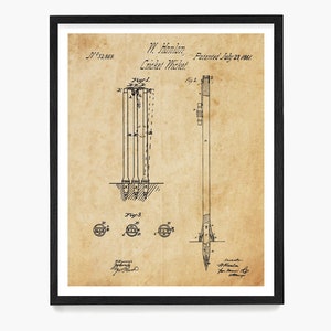 Cricket Wicket Patent Art Print: Vintage Sports Decor