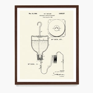 Doctor IV Patent, Doctor Patent Art, Doctor Poster, Doctors Office, Doctors office Art, Medical Poster, EMT Gift, Paramedic, Ambulance