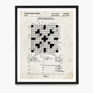 Krzyżówka Patent Sztuka, Krzyżówka Prezent, Krzyżówka Puzzle, Dekoracja Gry