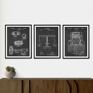 Law Patent Art Prints: Attorney Office Decor, Law School Gift