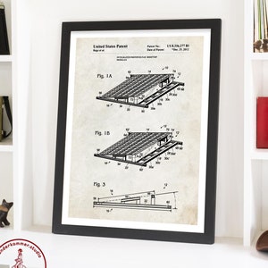 Solar Panel Patent Poster, Energy Company Decor, Green Energy Wall Art, Renewable Energy Print, Electricity Design