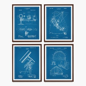 Astronomy Patent Poster, Radio Telescope Patent Wall Art, Astronomy Patent, Star Chart, NASA Patent, Space Art, NASA Poster