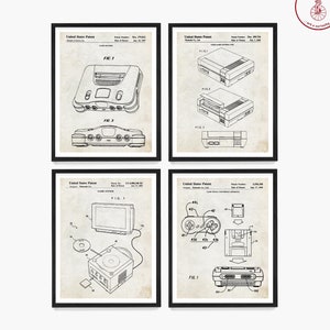 Poster di brevetti di videogiochi, poster di videogiochi, poster di videogiochi, poster di videogiochi, poster di videogiochi, poster di videogiochi, poster di brevetti di console, poster di brevetti di controller