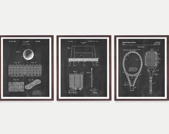 Cartel de tenis - Invenciones del tenis - Raqueta de tenis - Pelotas de tenis - Red de tenis - Historia del juego de tenis - Arte del tenis - Decoración del tenis