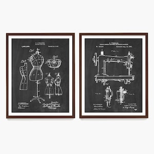 Sewing Patent Art, Sewing Machine Poster, Sewing Wall Art, Fashion Designer Gift, Dress Maker